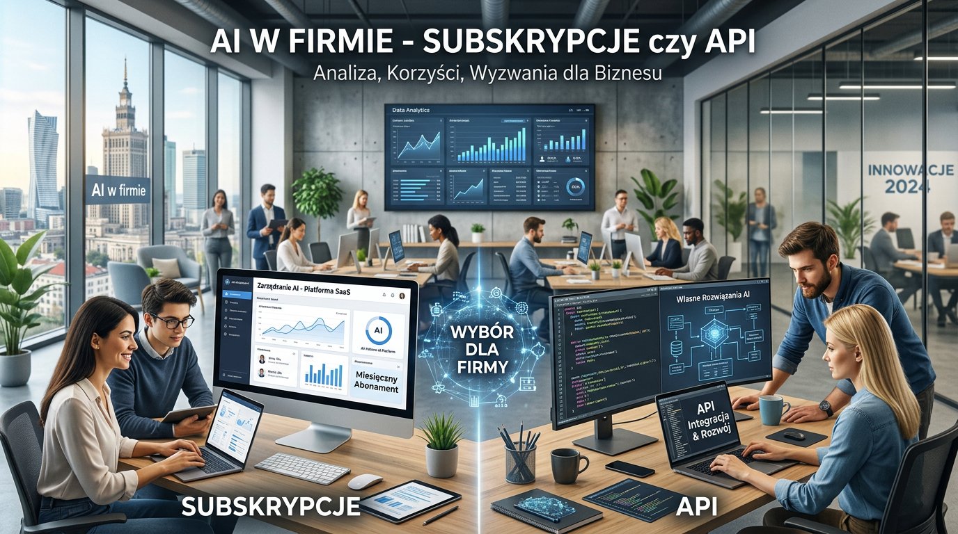 AI w firmie - subskrybcje czy API
